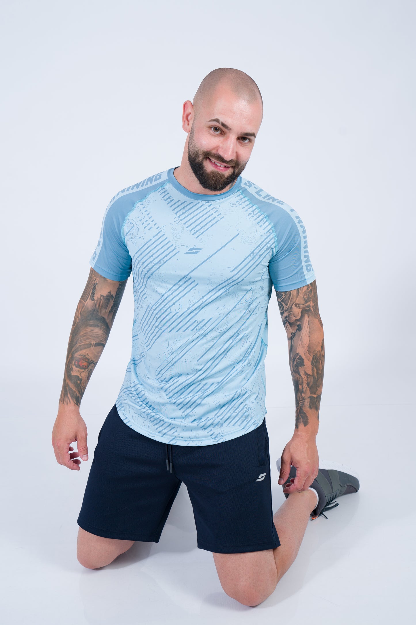 Мъжка фитнес тениска S-LINE