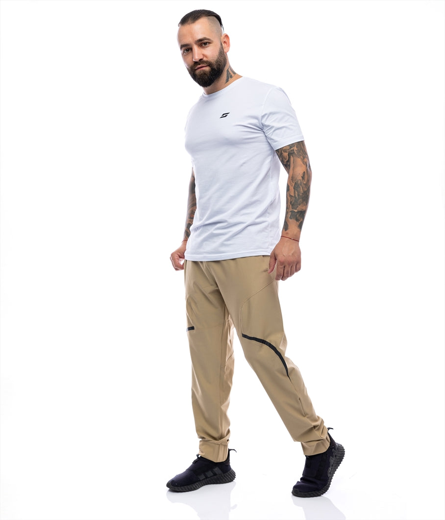 Мъжки спортен панталон S-LINE New Style - Бежово