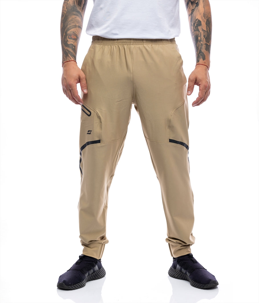 Мъжки спортен панталон S-LINE New Style - Бежово