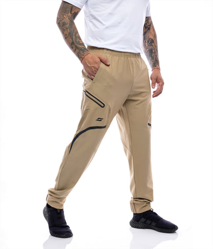Мъжки спортен панталон S-LINE New Style - Бежово