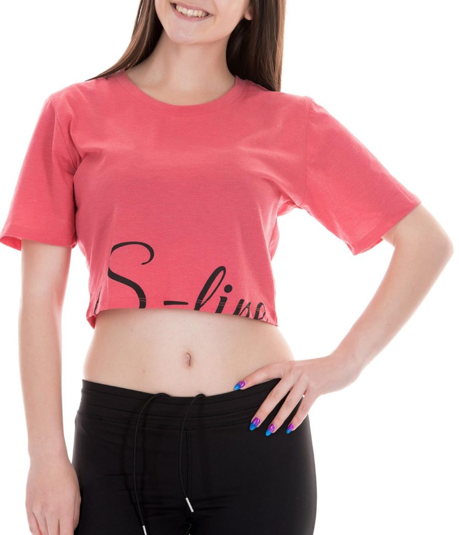 Дамска тениска S-LINE Crop top