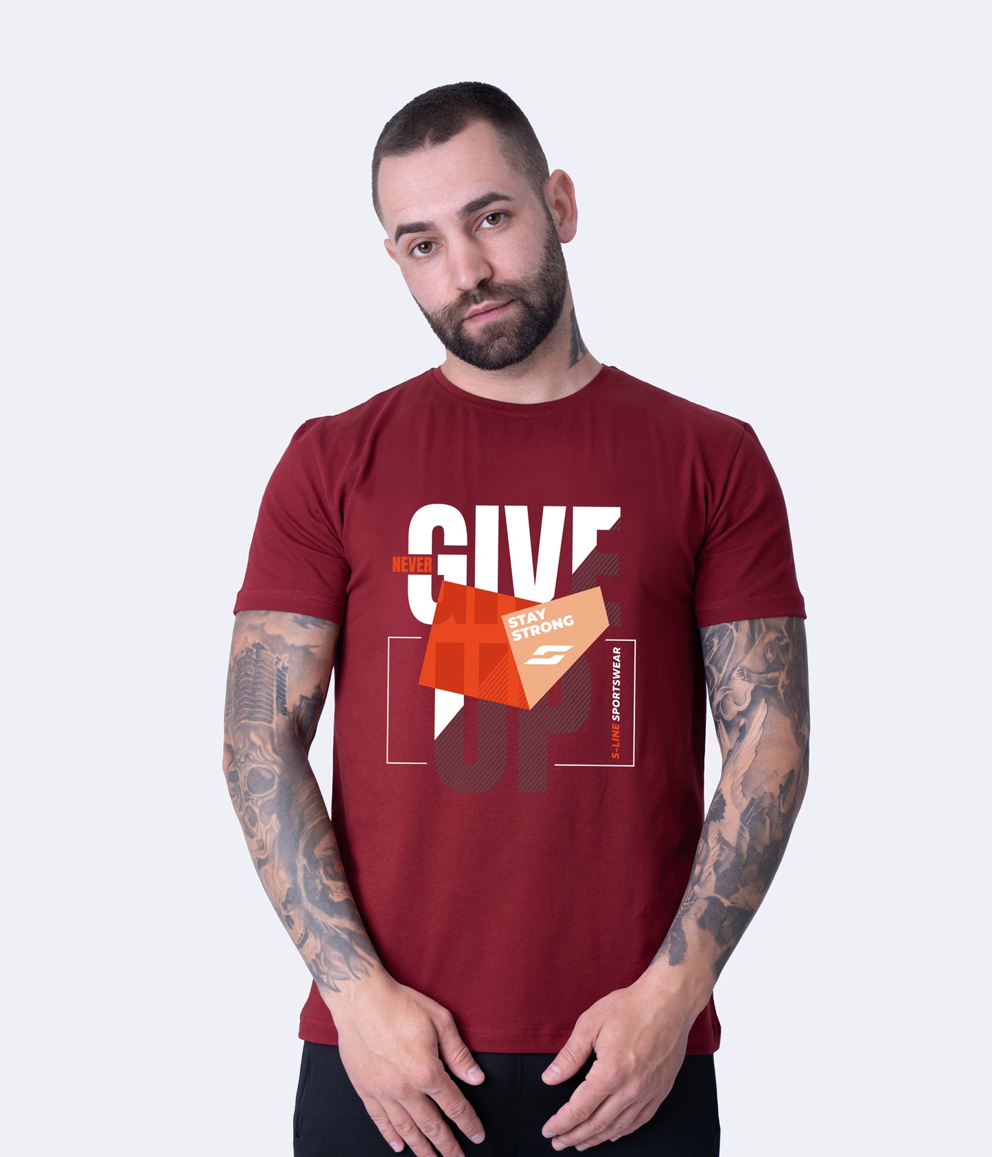 Мъжка спортна тениска S-LINE