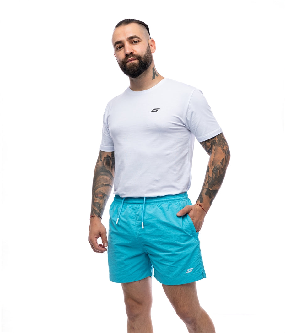 Мъжки бермуди S-LINE Summer - тюркоаз