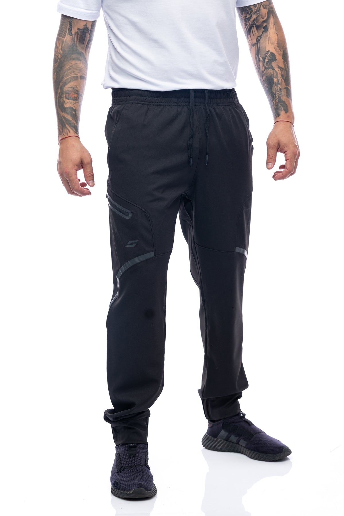 Мъжки спортен панталон S-LINE New Style - Черно