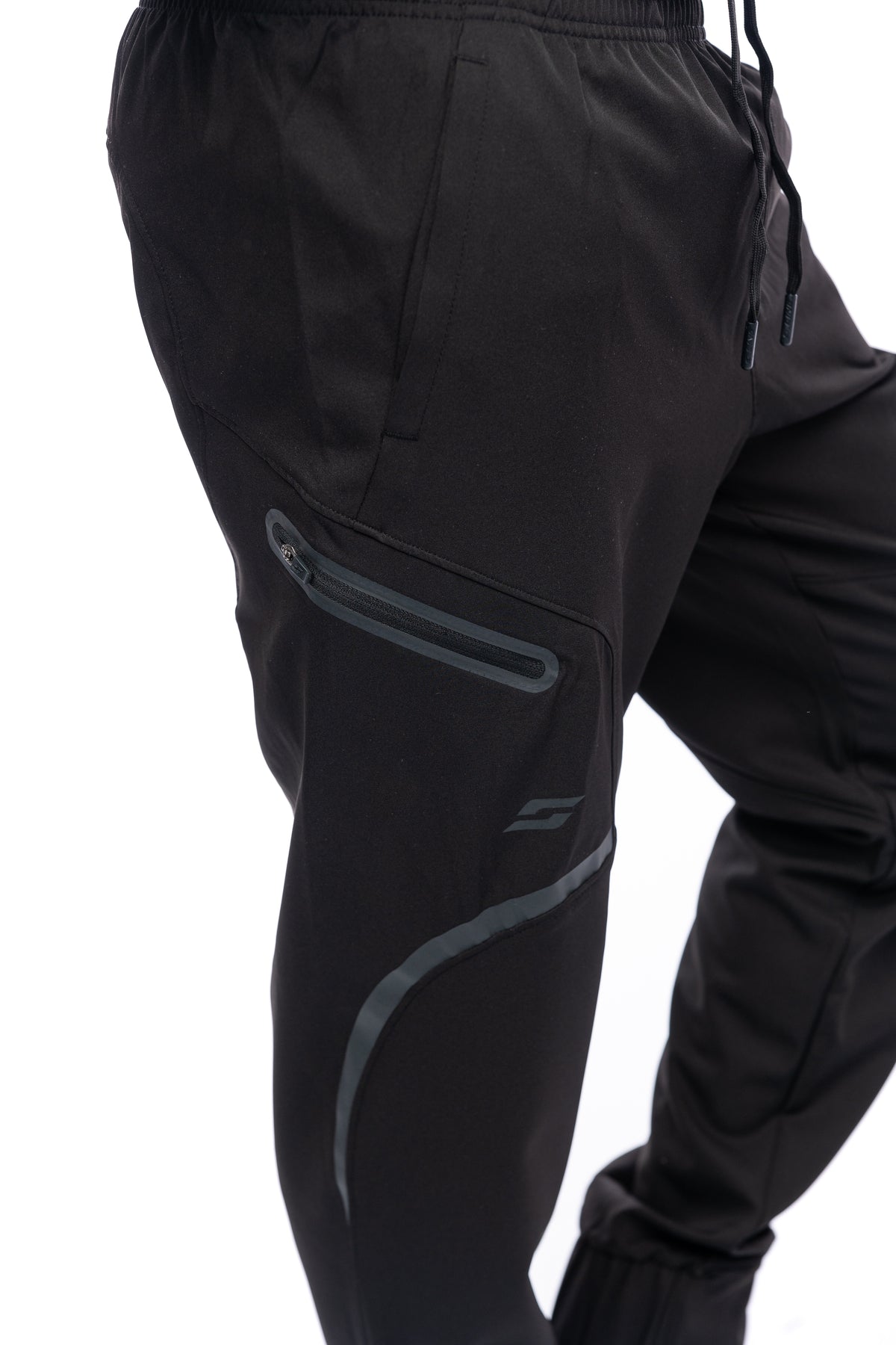 Мъжки спортен панталон S-LINE New Style - Черно