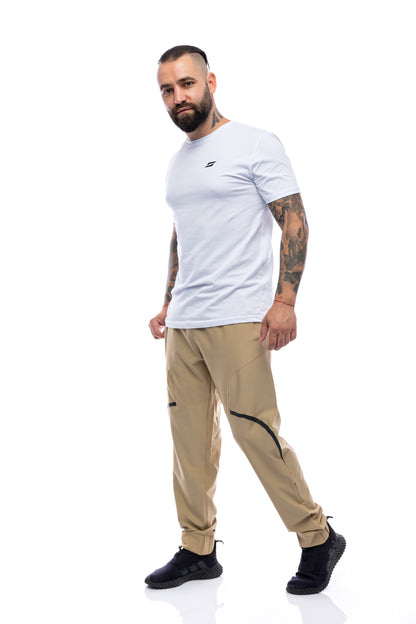 Мъжки спортен панталон S-LINE New Style - Бежово