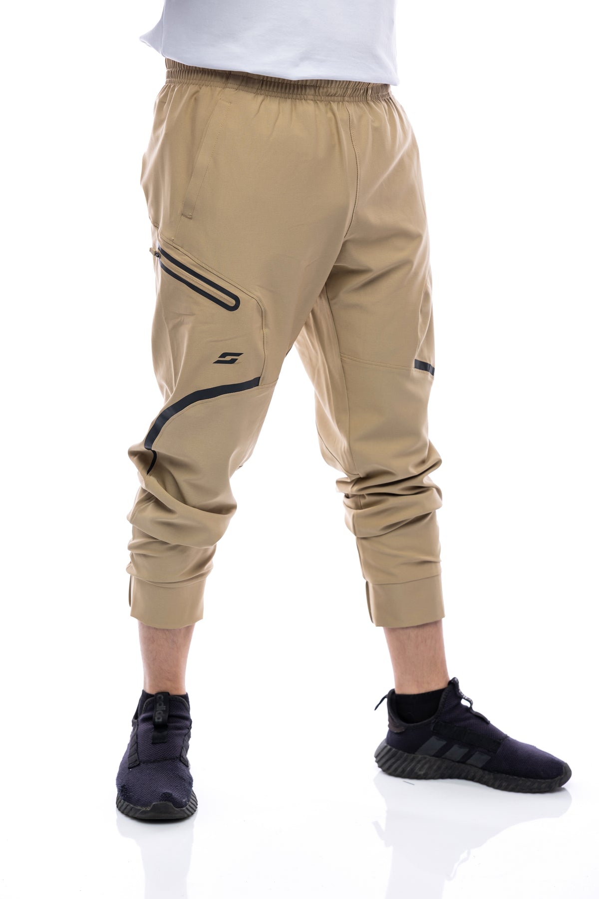 Мъжки спортен панталон S-LINE New Style - Бежово