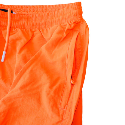 Мъжки бермуди S-LINE Summer - оранжево - OVERSIZE