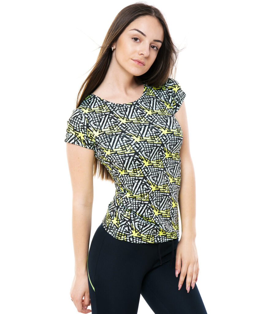 Дамска тениска S-LINE Summer Camo 1