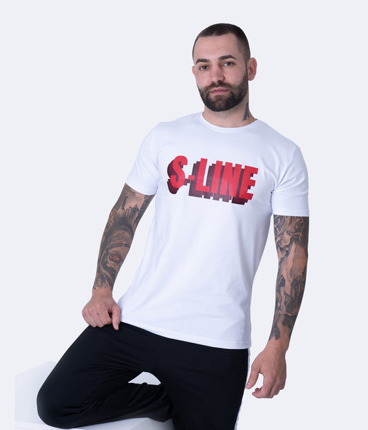 Мъжка памучна тениска S-LINE