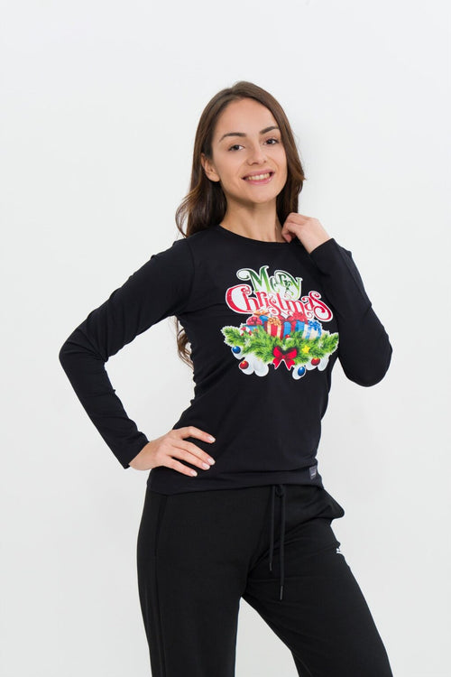 Дамска коледна блуза S-LINE